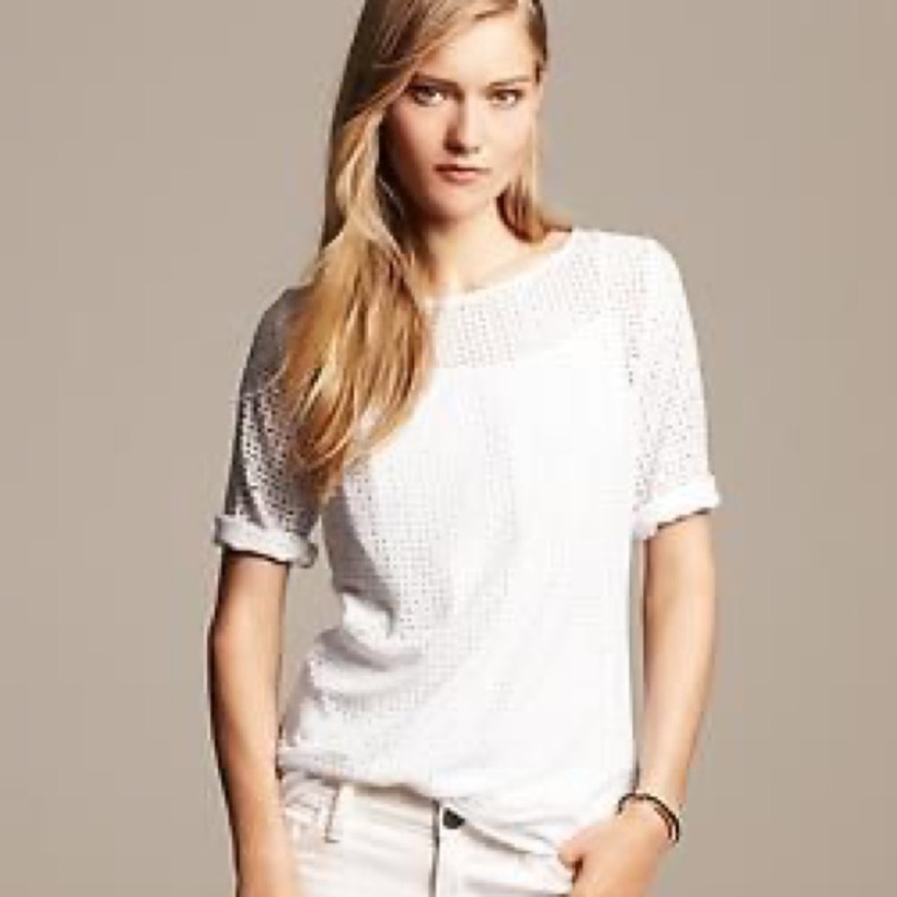 Banana Republic Laser Cutting Top